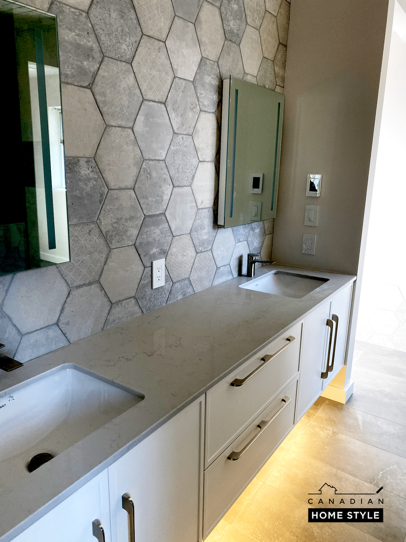 Custom bathroom renovation in Vancouver by Canadian Home Style