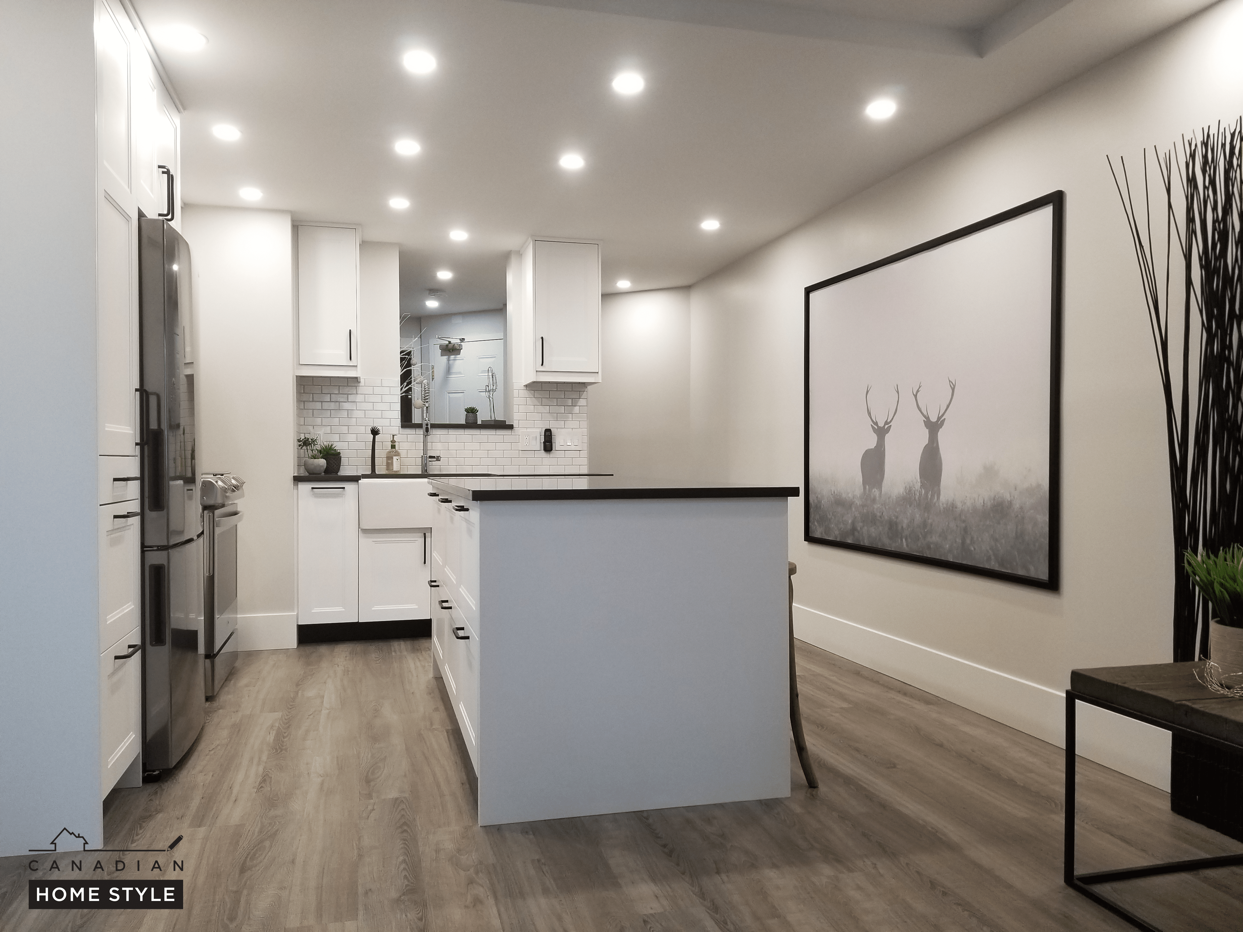 Hardwood flooring project in Vancouver by Canadian Home Style