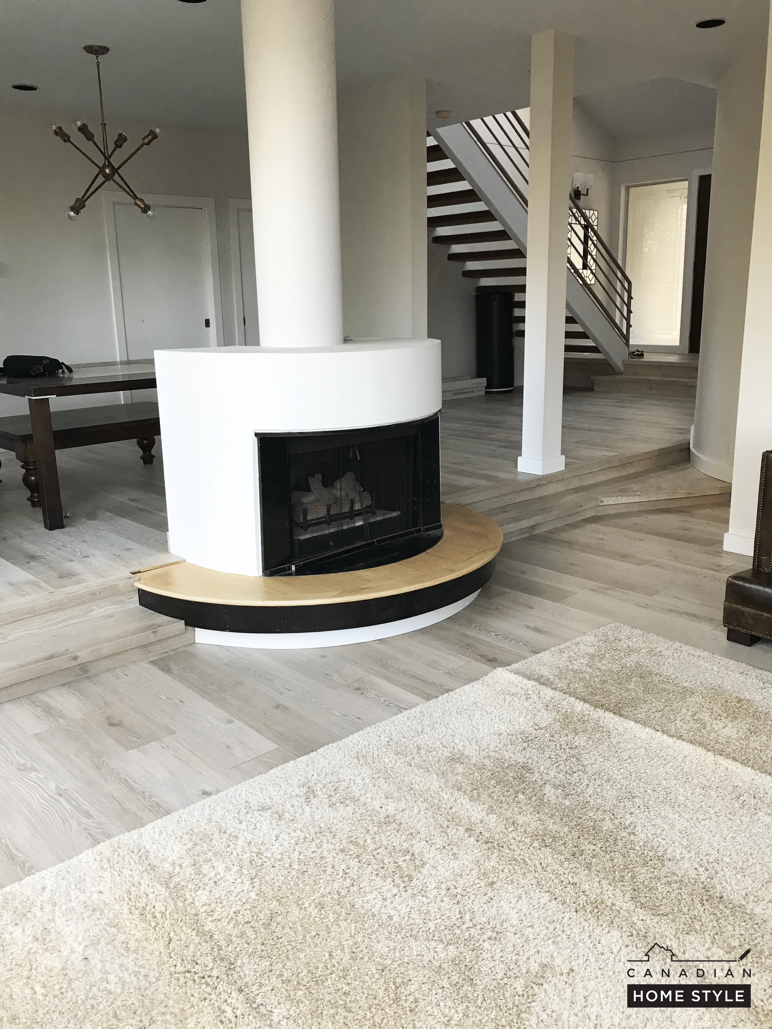 Hardwood flooring project in Vancouver by Canadian Home Style