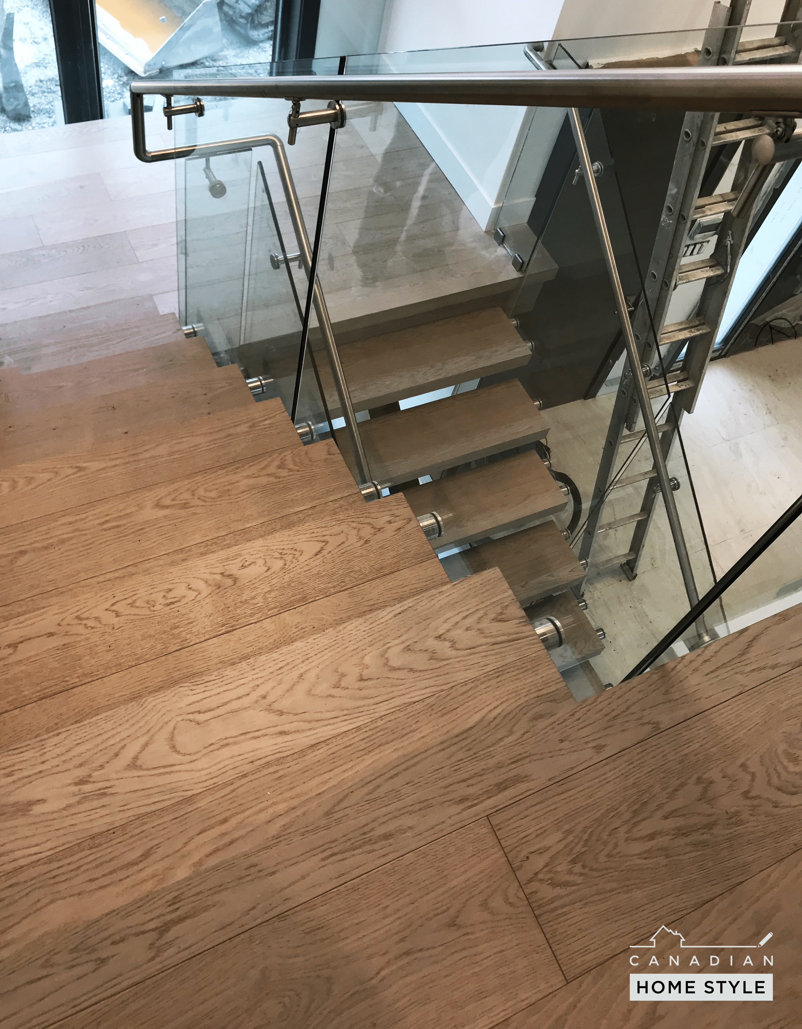 Hardwood flooring project in Vancouver by Canadian Home Style