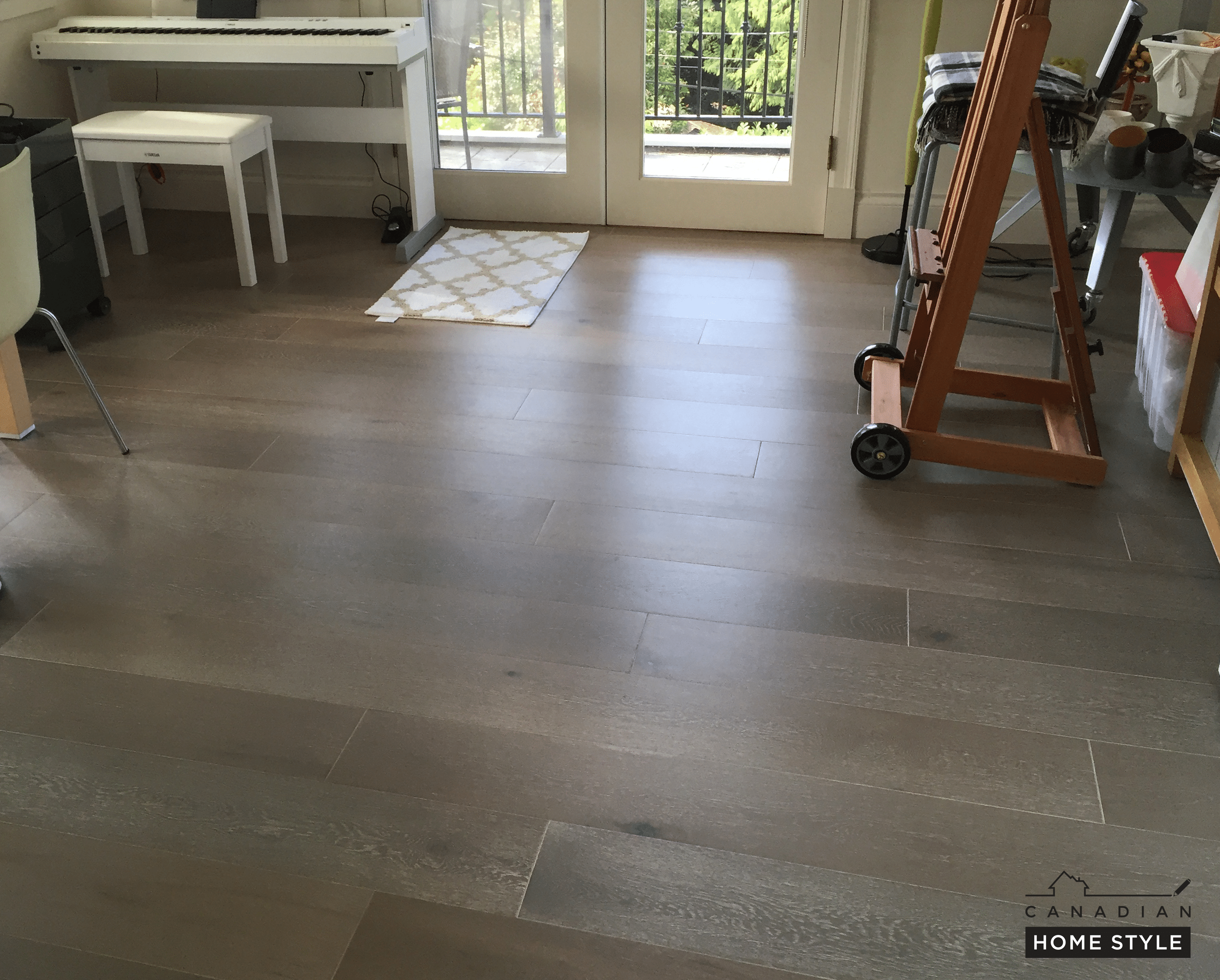 Hardwood flooring project in Vancouver by Canadian Home Style