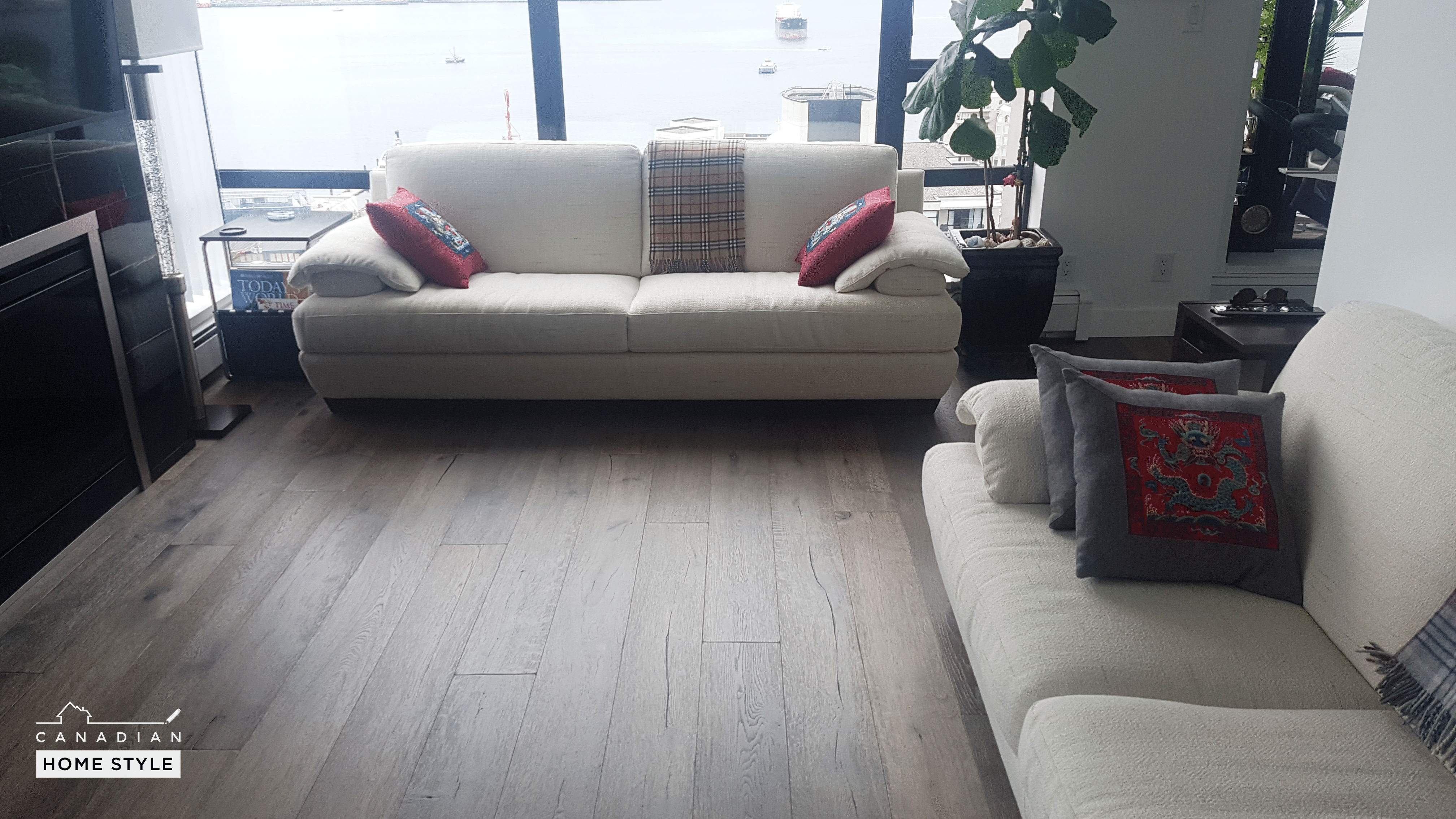 Hardwood flooring project in Vancouver by Canadian Home Style