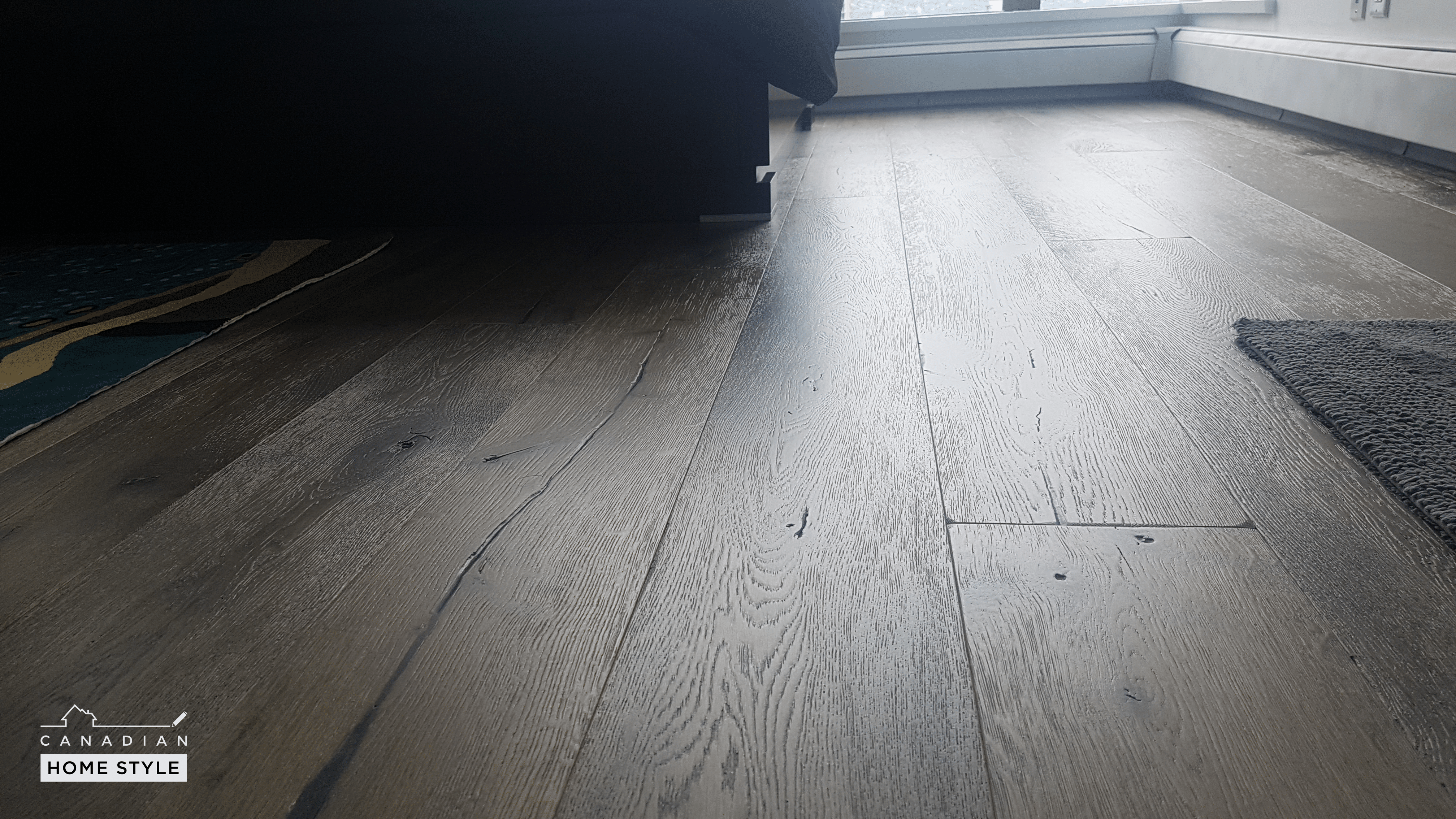 Hardwood flooring project in Vancouver by Canadian Home Style