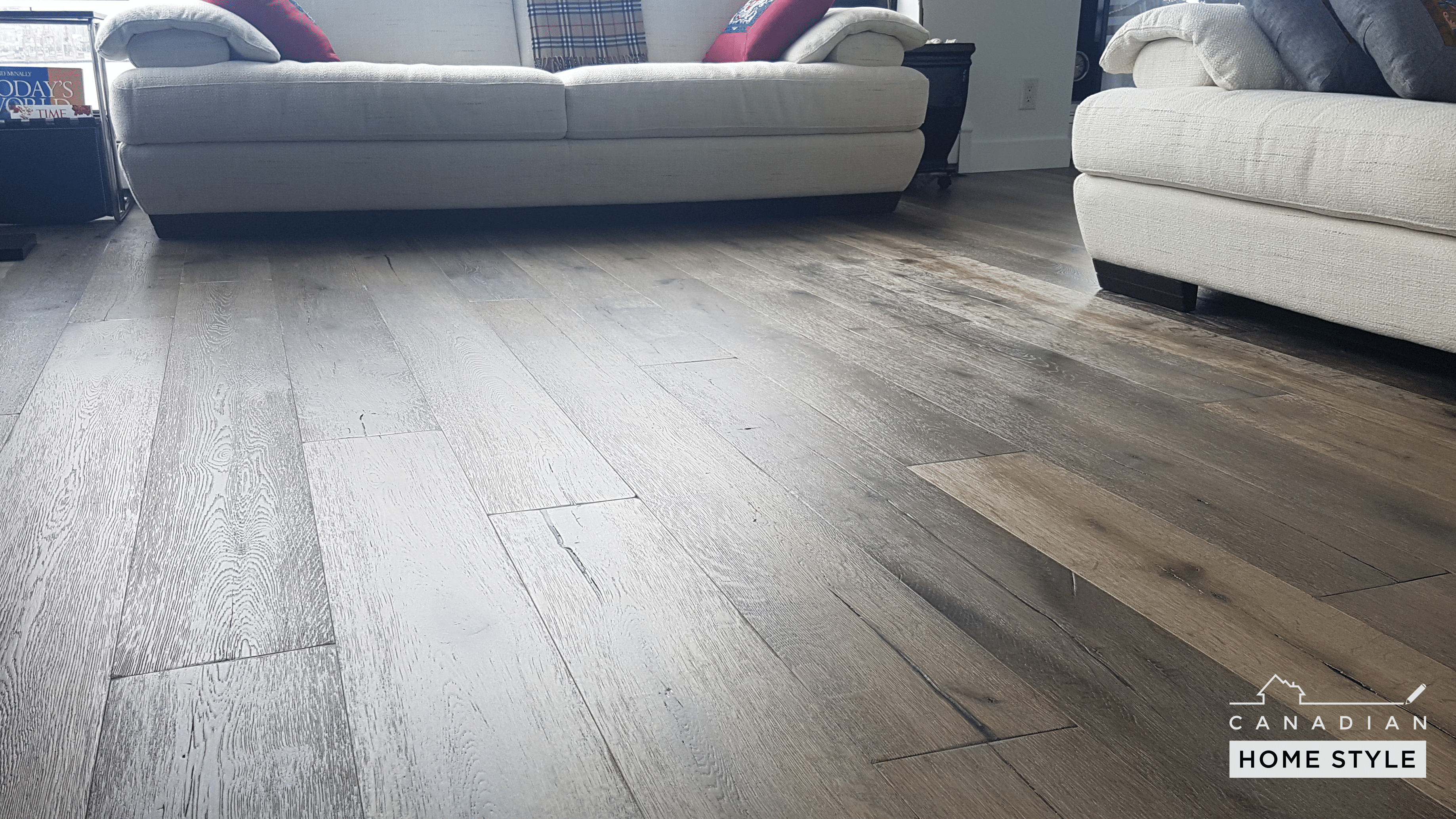 Hardwood flooring project in Vancouver by Canadian Home Style