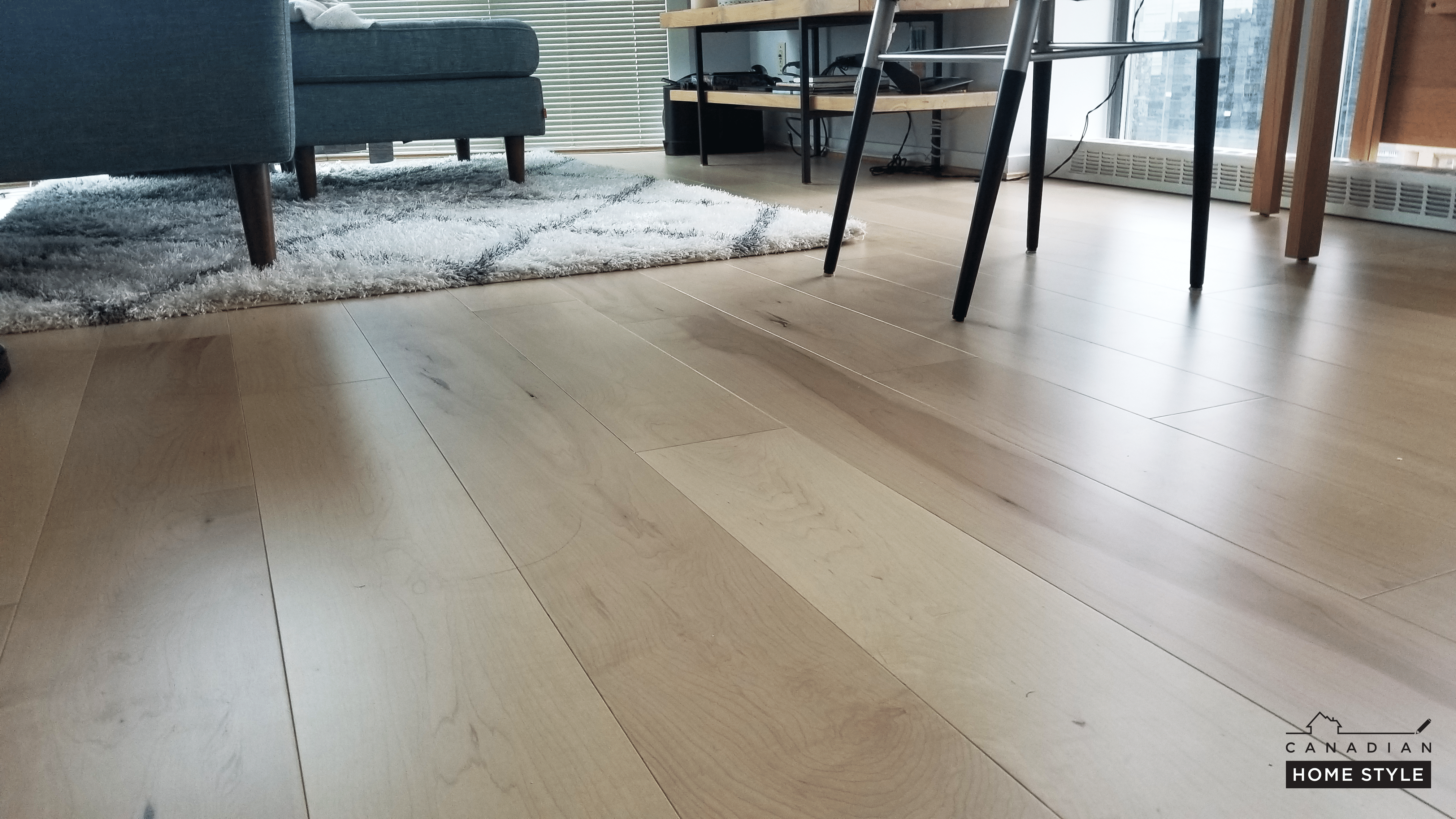 Hardwood flooring project in Vancouver by Canadian Home Style