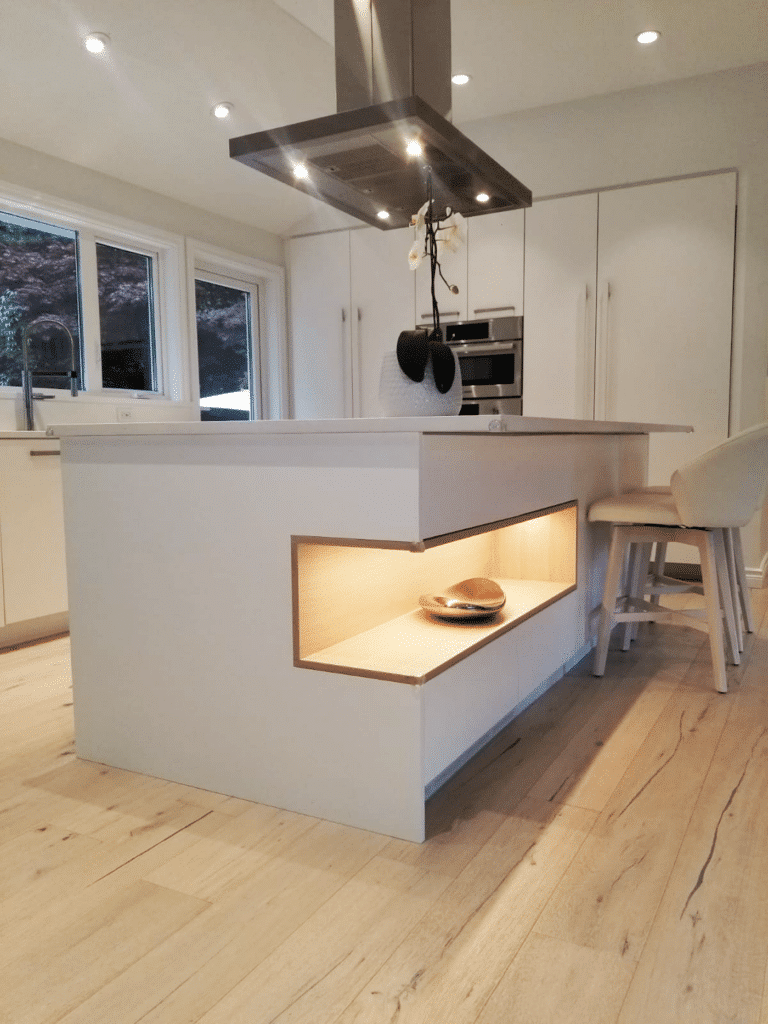 White kitchen in Metro Vancouver