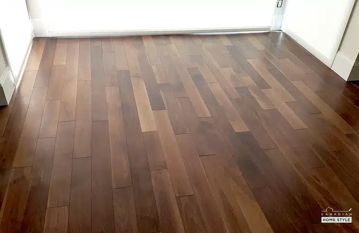 The best room with hardwood floors and a door.