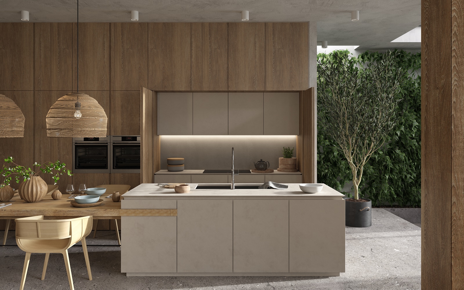 Transforming a small kitchen into a socializing space