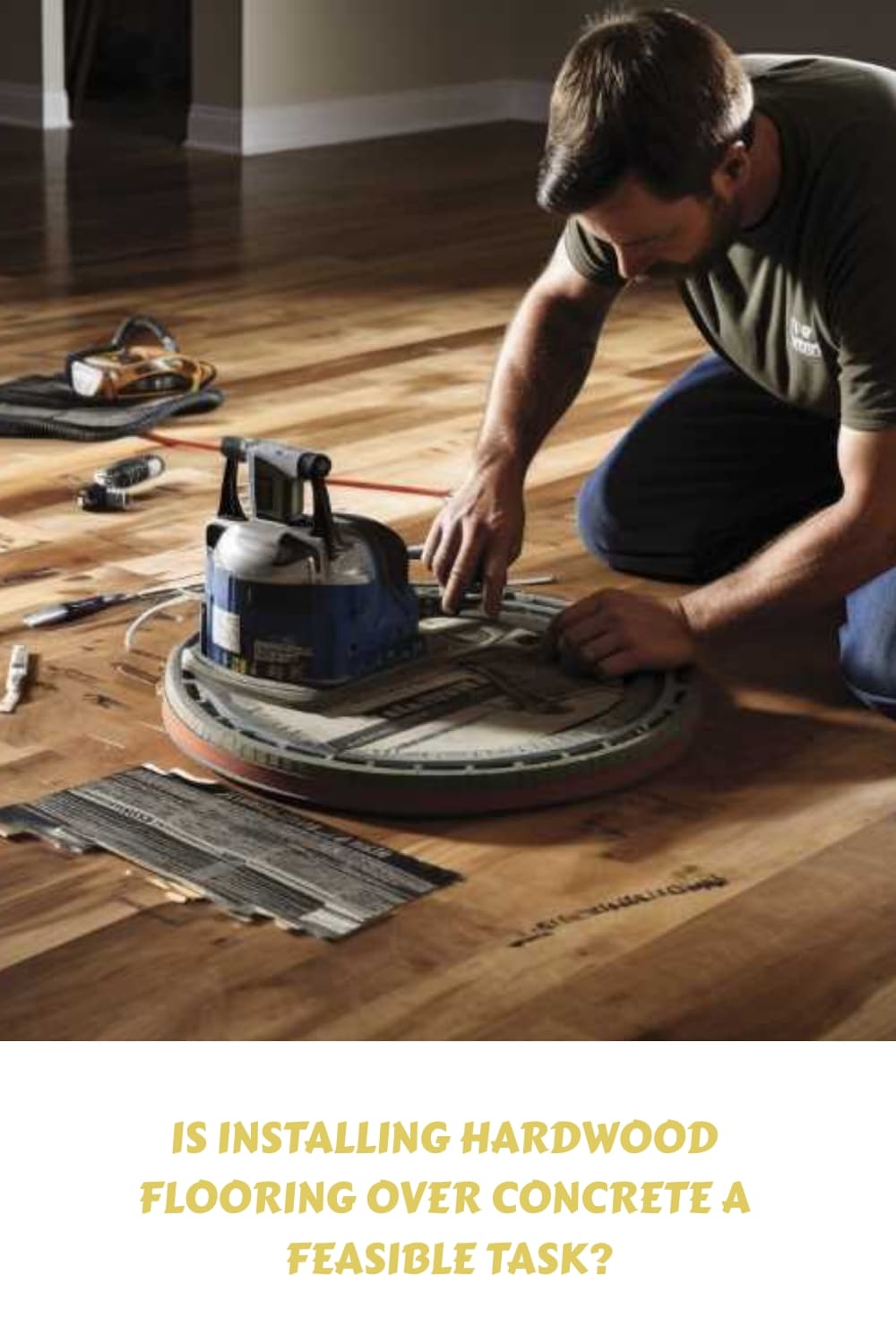 Is installing hardwood flooring over concrete a viable option?.