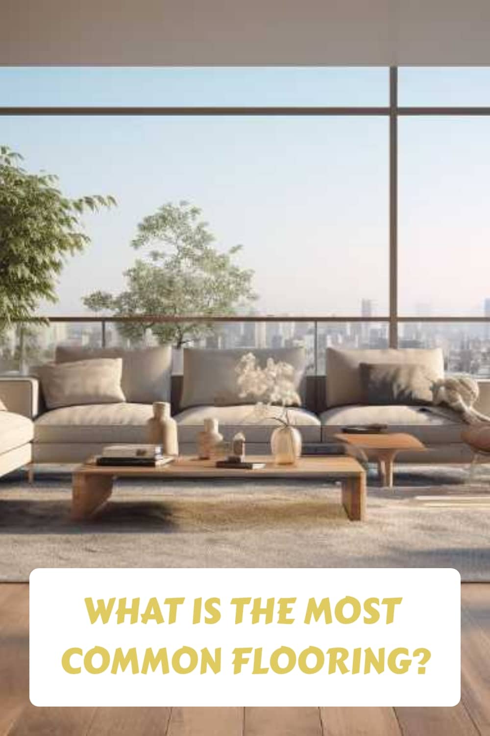 a living room filled with furniture and a large window