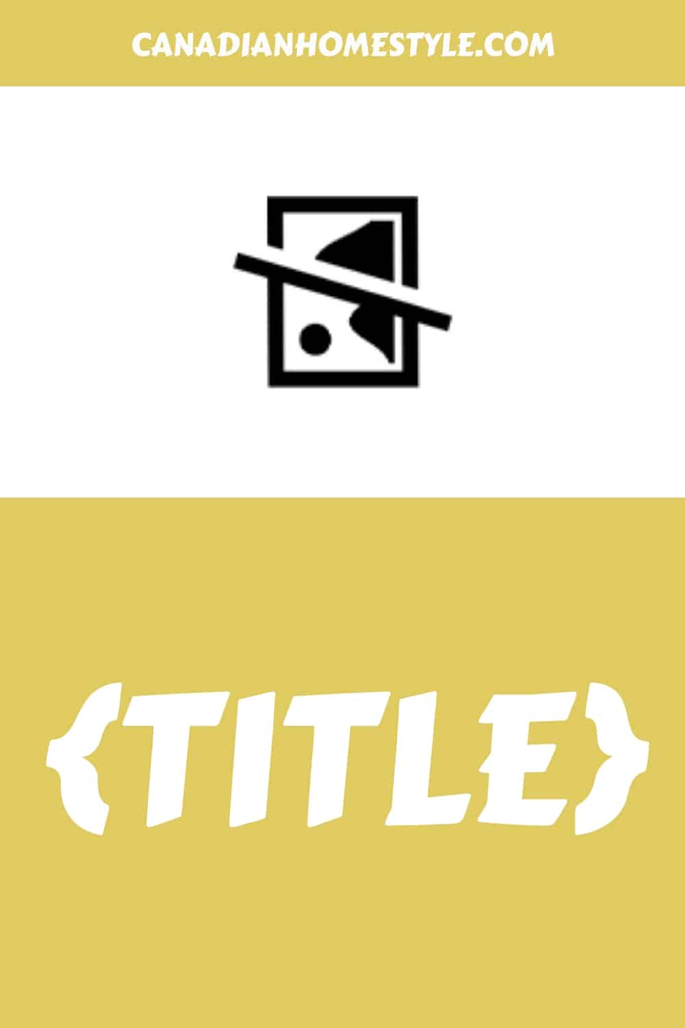 A black and white image with the word title on it.