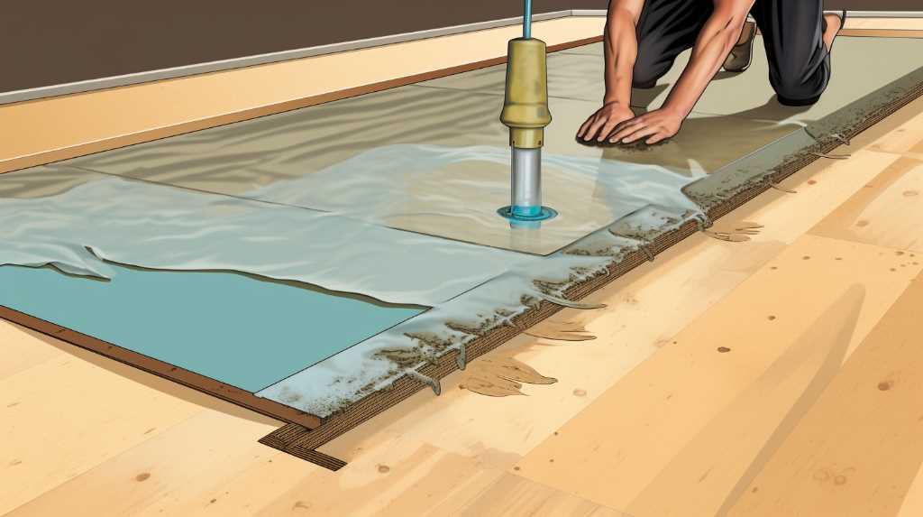 Hardwood over the concrete step by step installation