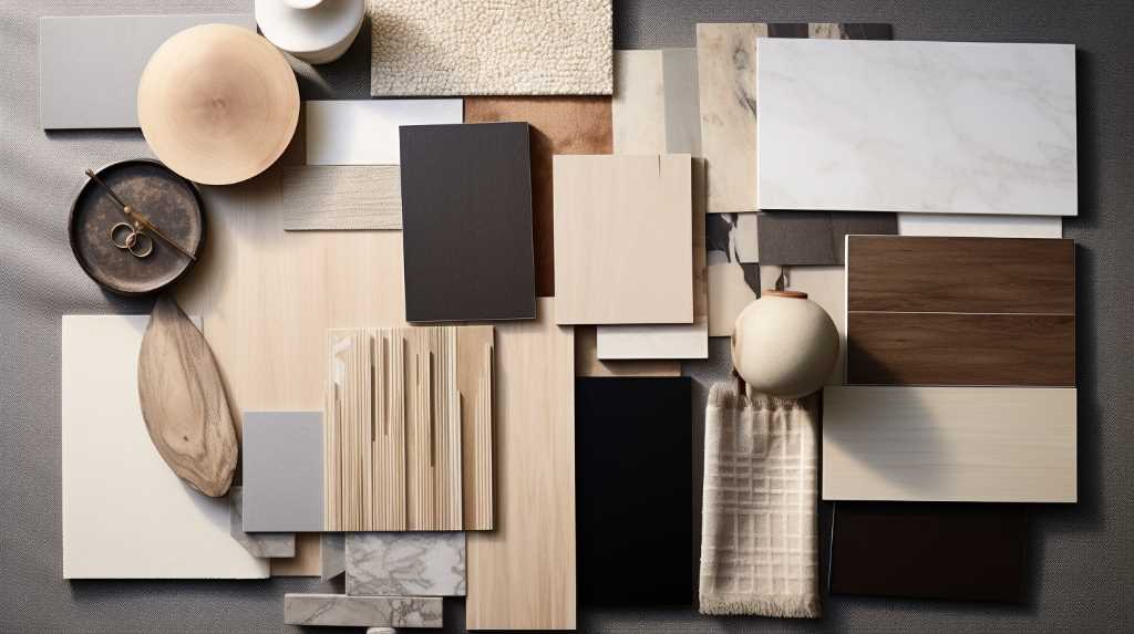 Differents kinds of flooring option and colours