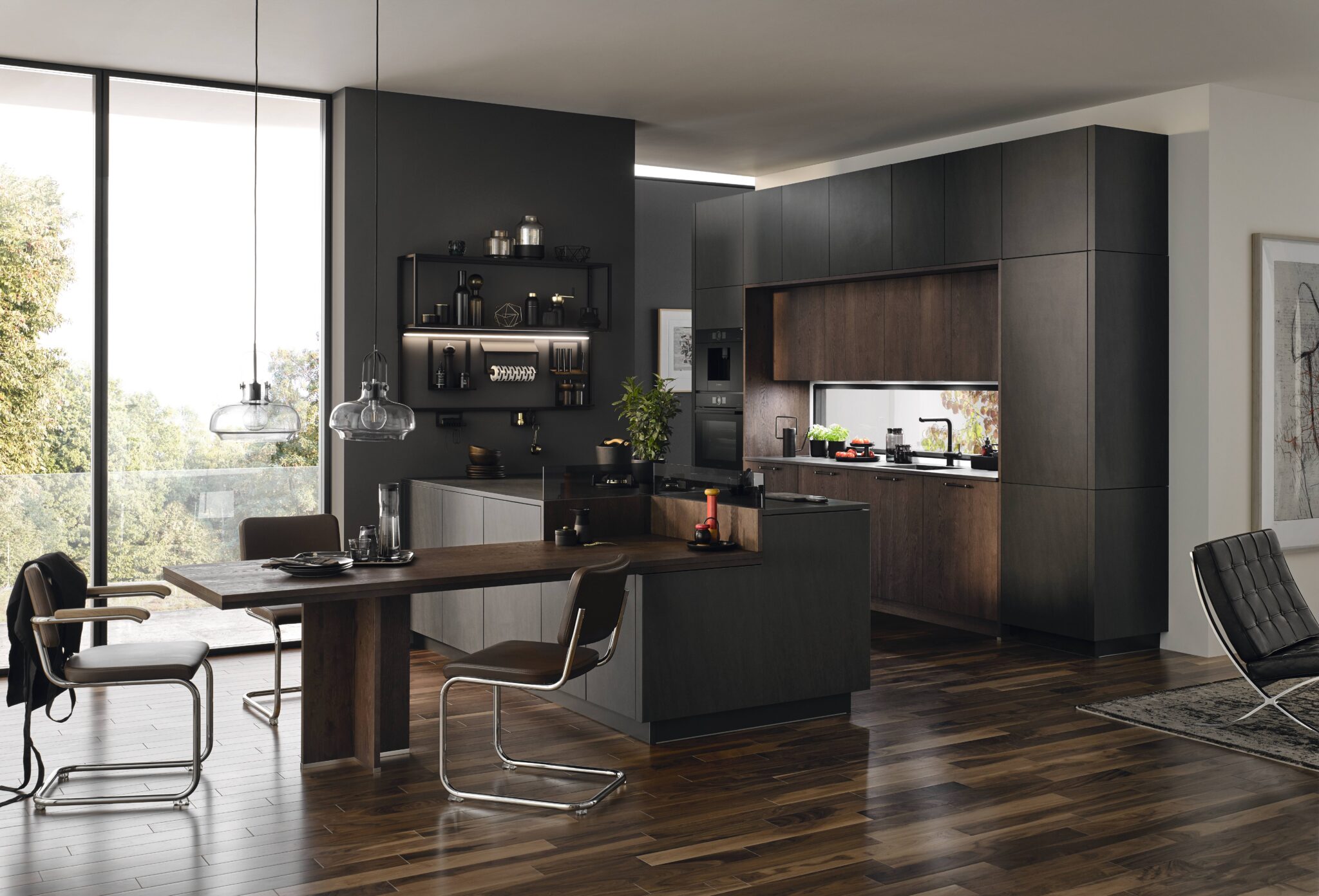 Modern Bauformat kitchen cabinetry in a Metro Vancouver home