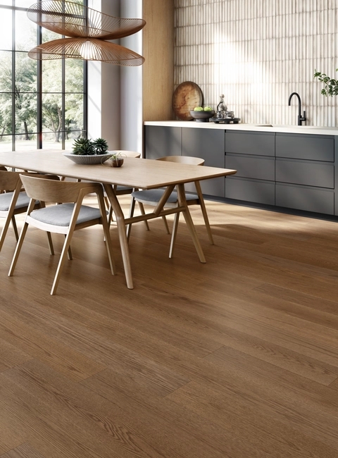 Flooring options at the Canadian Home Style showroom in North Vancouver