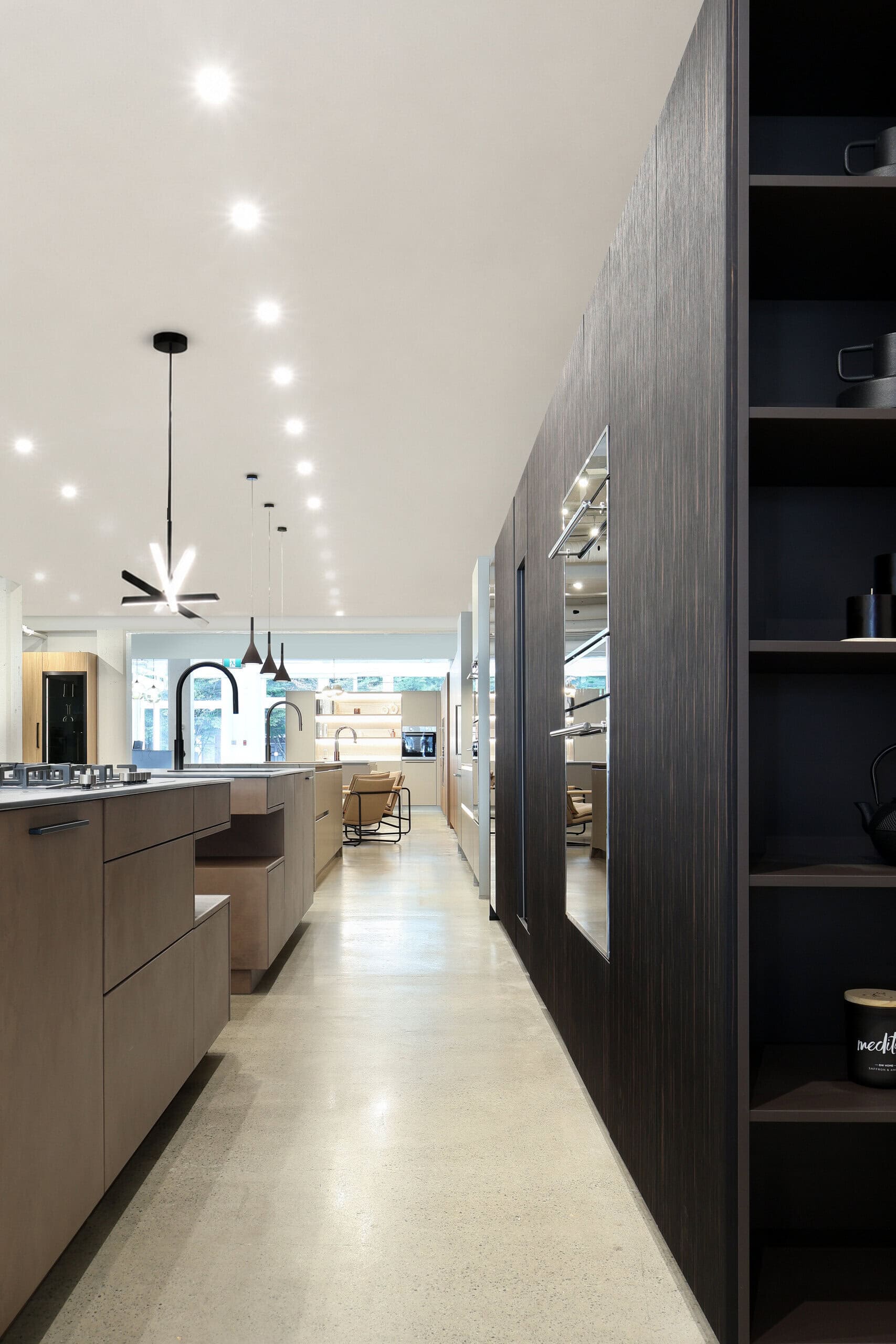 Canadian Home Style kitchen inspiration — real-concrete look, bronze depth