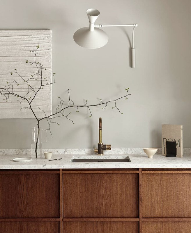 Japandi kitchen design in Metro Vancouver, British Columbia by Canadian Home Style 
