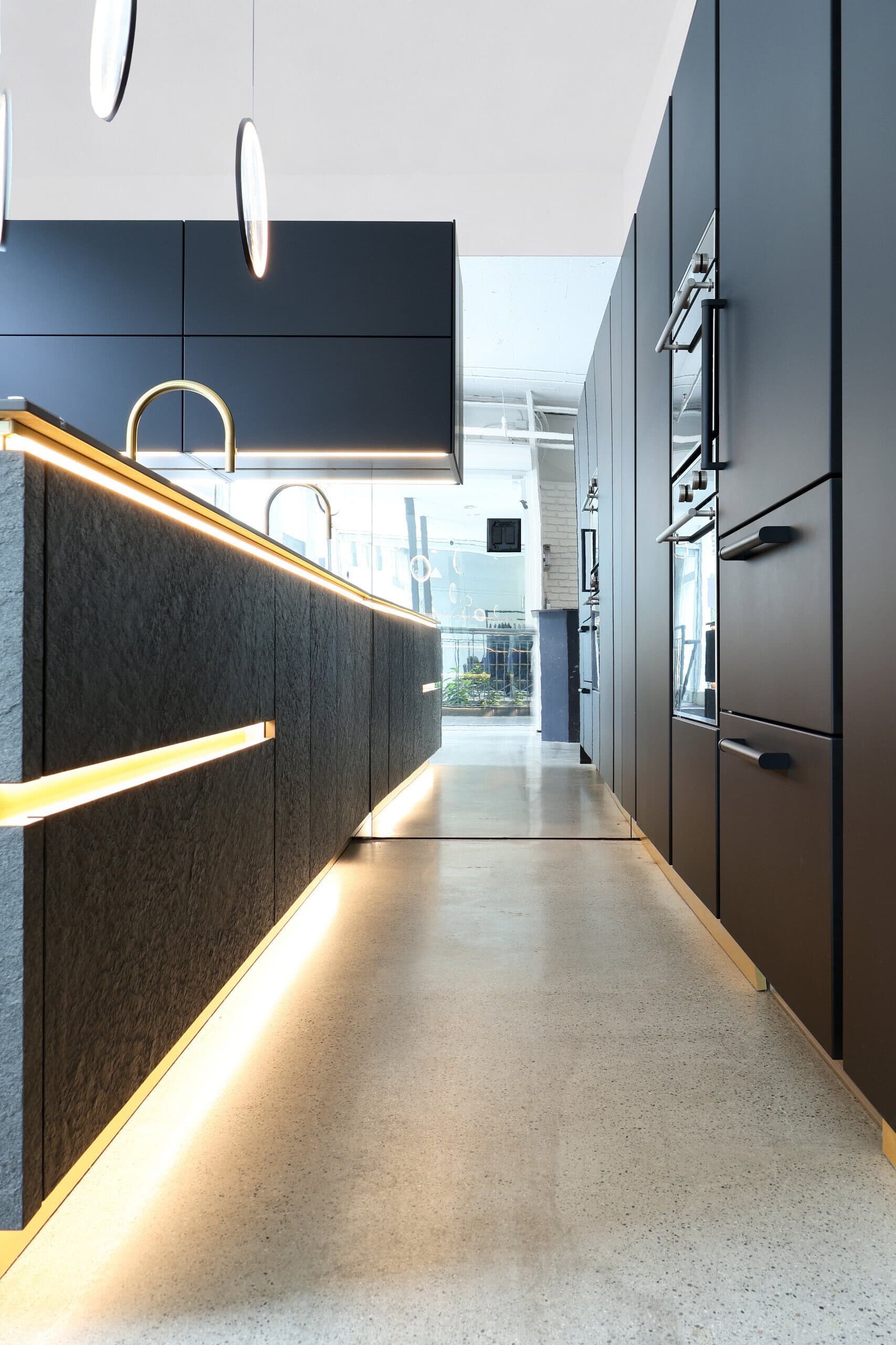 Canadian Home Style kitchen inspiration — matt black, real-slate texture