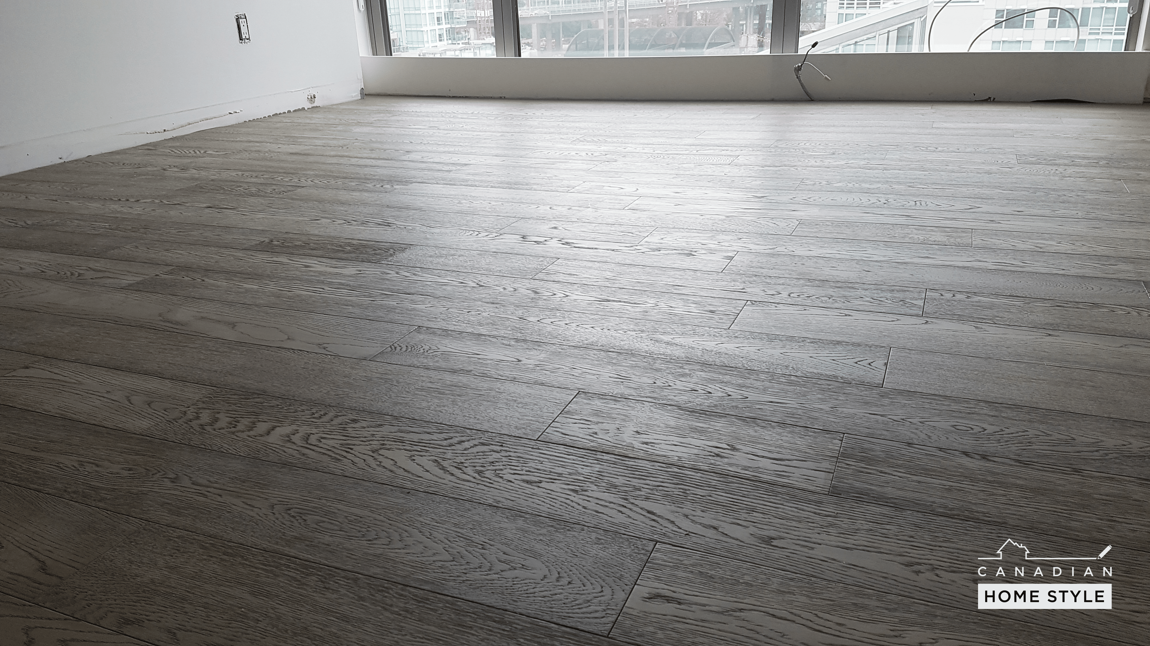 Elegant solid wood floors in Vancouver