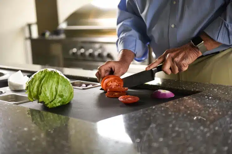 preparing dinner in your kitchen