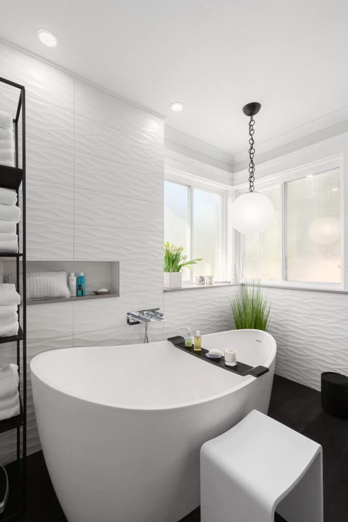 Beautiful high end bathroom renovation in North Vancouver