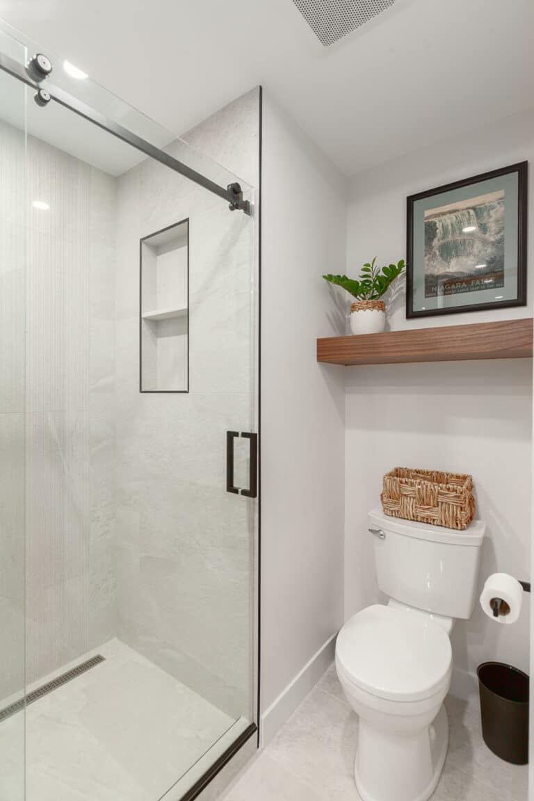 Modern bathroom remodel Vancouver