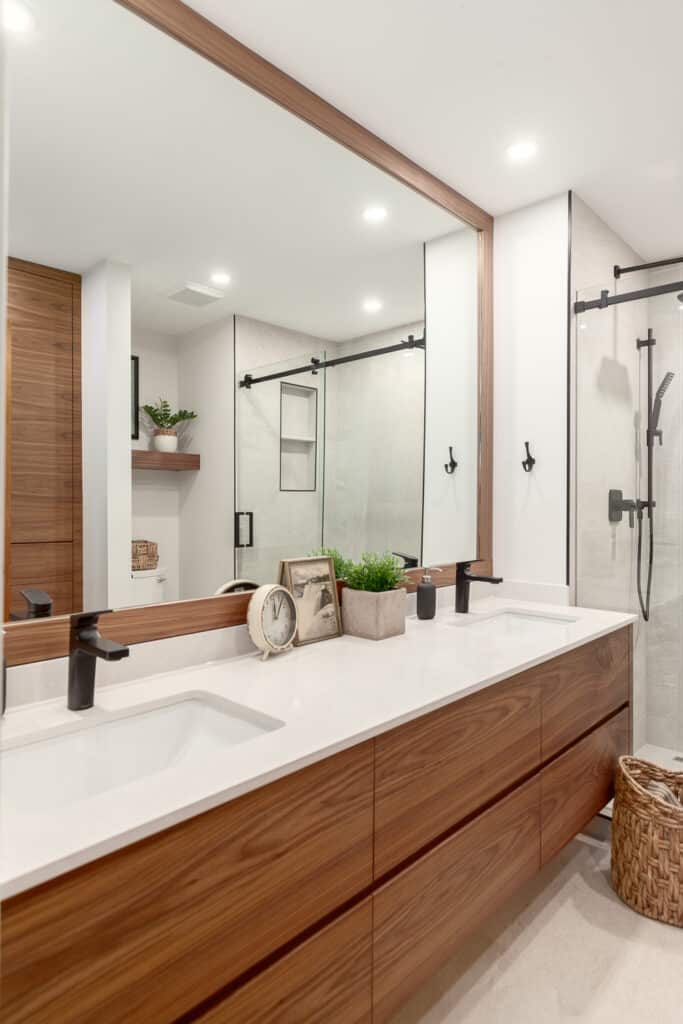 Completed Bathroom renovation in Vancouver