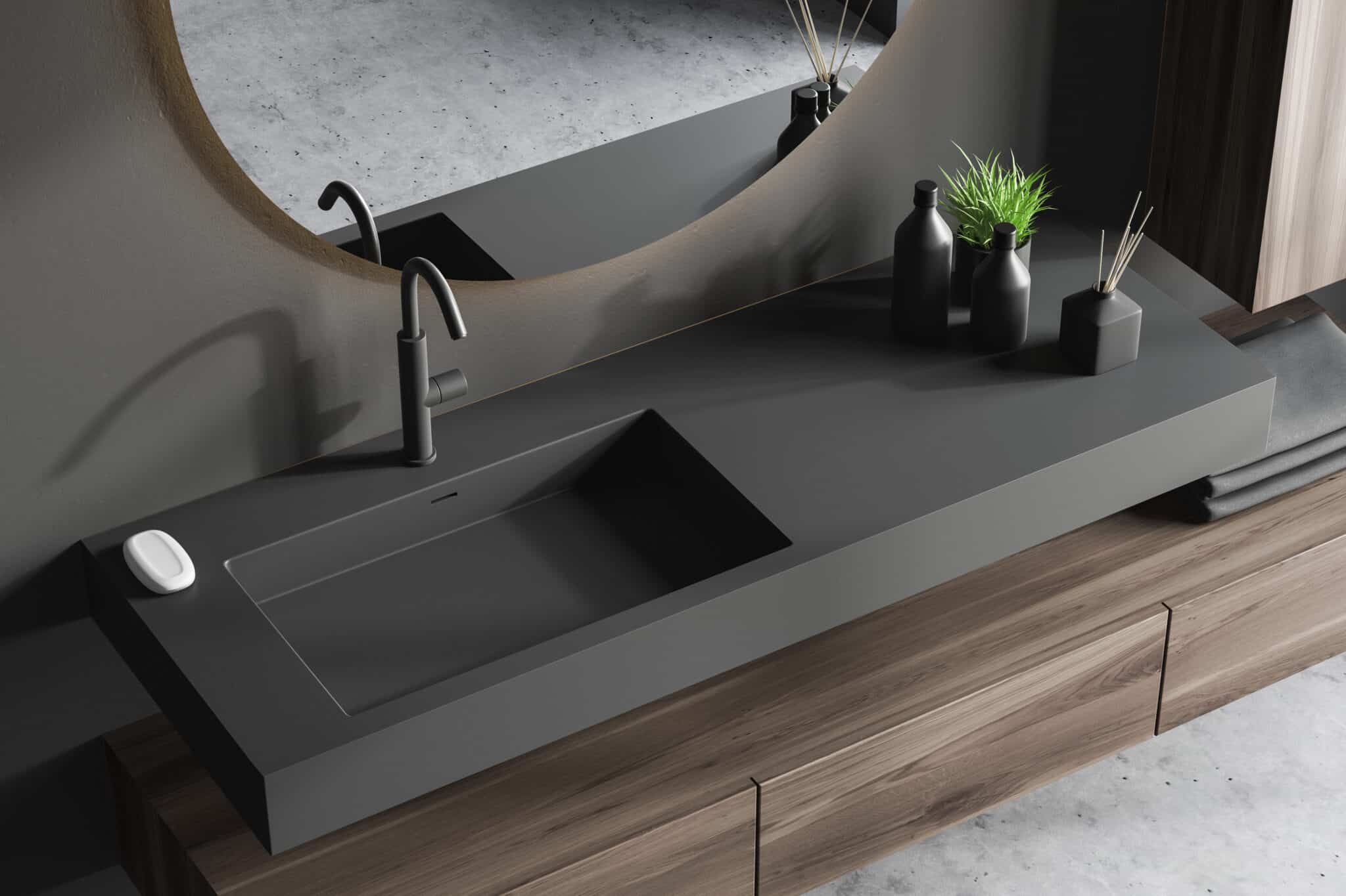 modern bathroom vanity sink