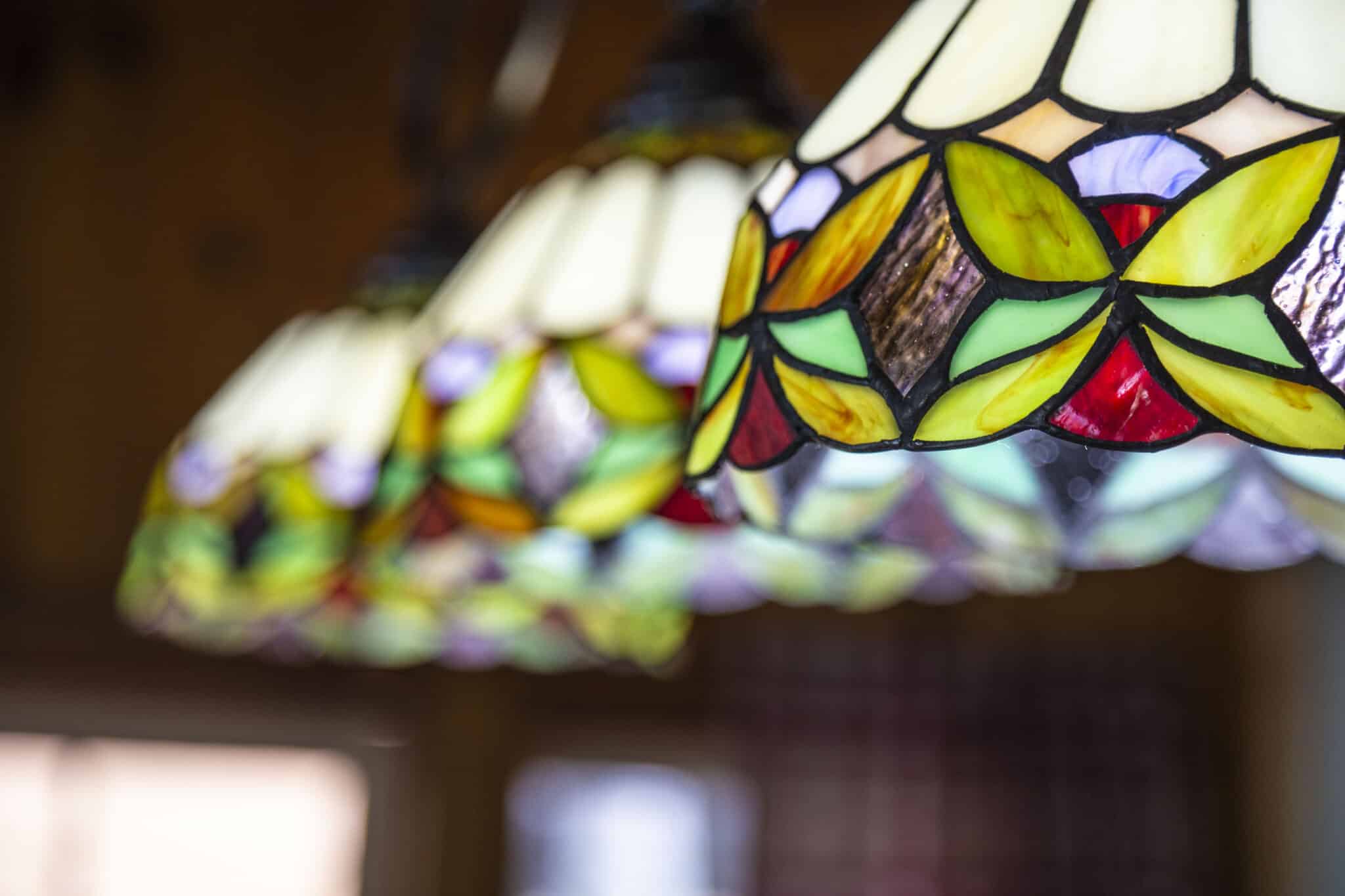 Tiffany Lamps in kitchens 