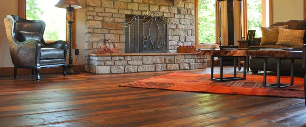 rustic hardwood floors