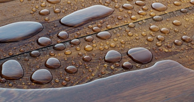 water resistant wood finish