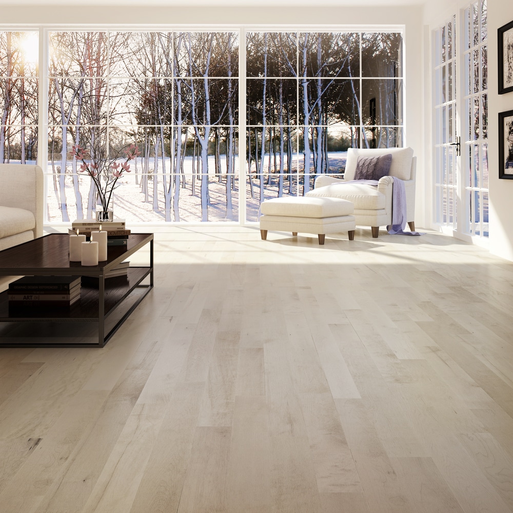 A living room with white walls and white furniture in Vancouver.