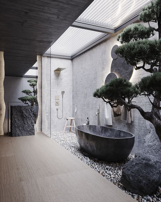 how to design a spa-like bathroom