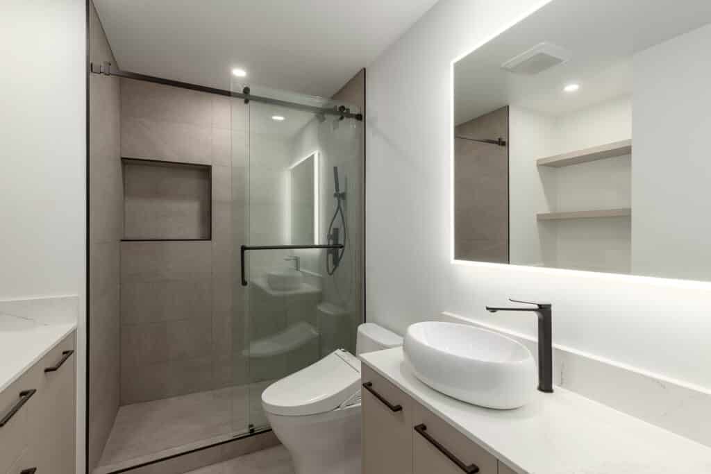 Completed North Vancouver Bathroom Remodeling Services by Canadian Home Style