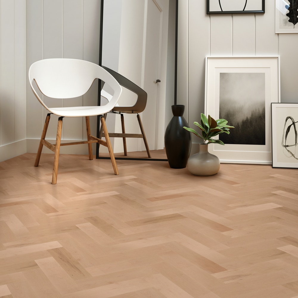 Vancouver hardwood flooring: A room with wooden floors and a chair.