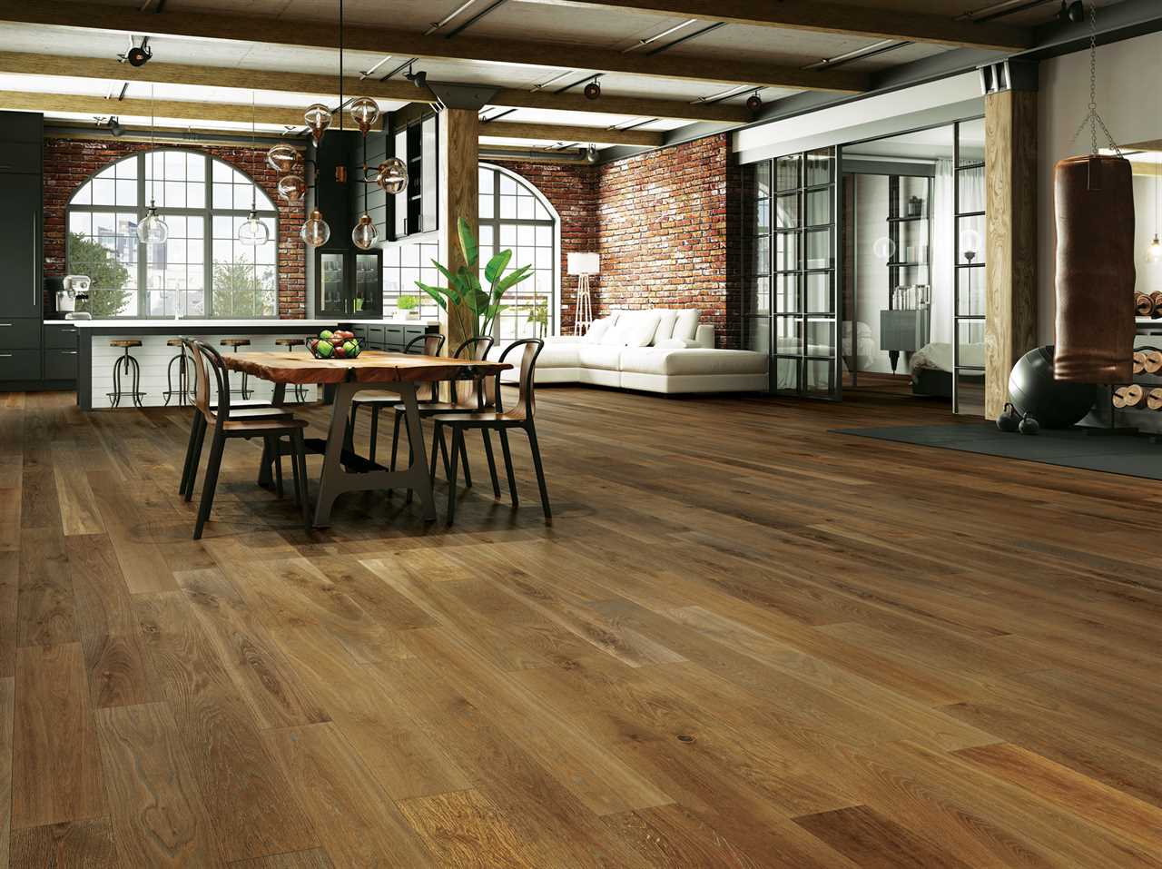 Varied Hardwood Floor Colours at Canadian Home Style